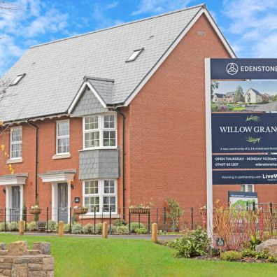 The show home at Willow Grange in Exeter, one of two Edenstone developments in Devon hosting events to help homeowners sell up and move on