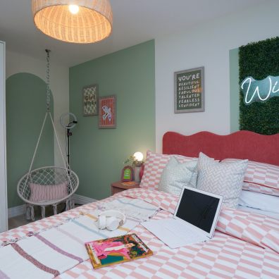 3. An Instagrammable teen’s room features in the show home at Willow Grange in Exeter