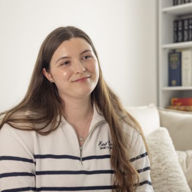 Zoe and fiancé Alfie found their perfect "sanctuary" at development Brook Manor by Tilia Homes Zoe in her new home that she brought fiancé Alfie becomes the 100th buyer at Brook Manor.