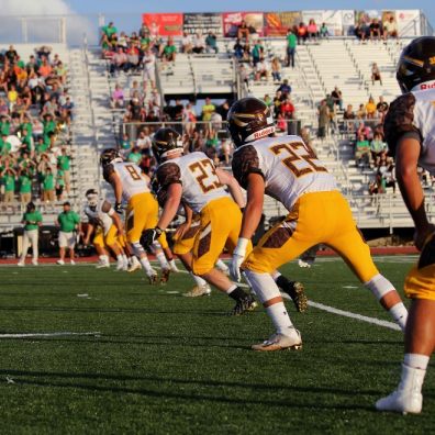 Football game photo during daytime