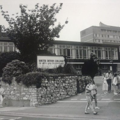 south devon technical college in the 80s from newton road